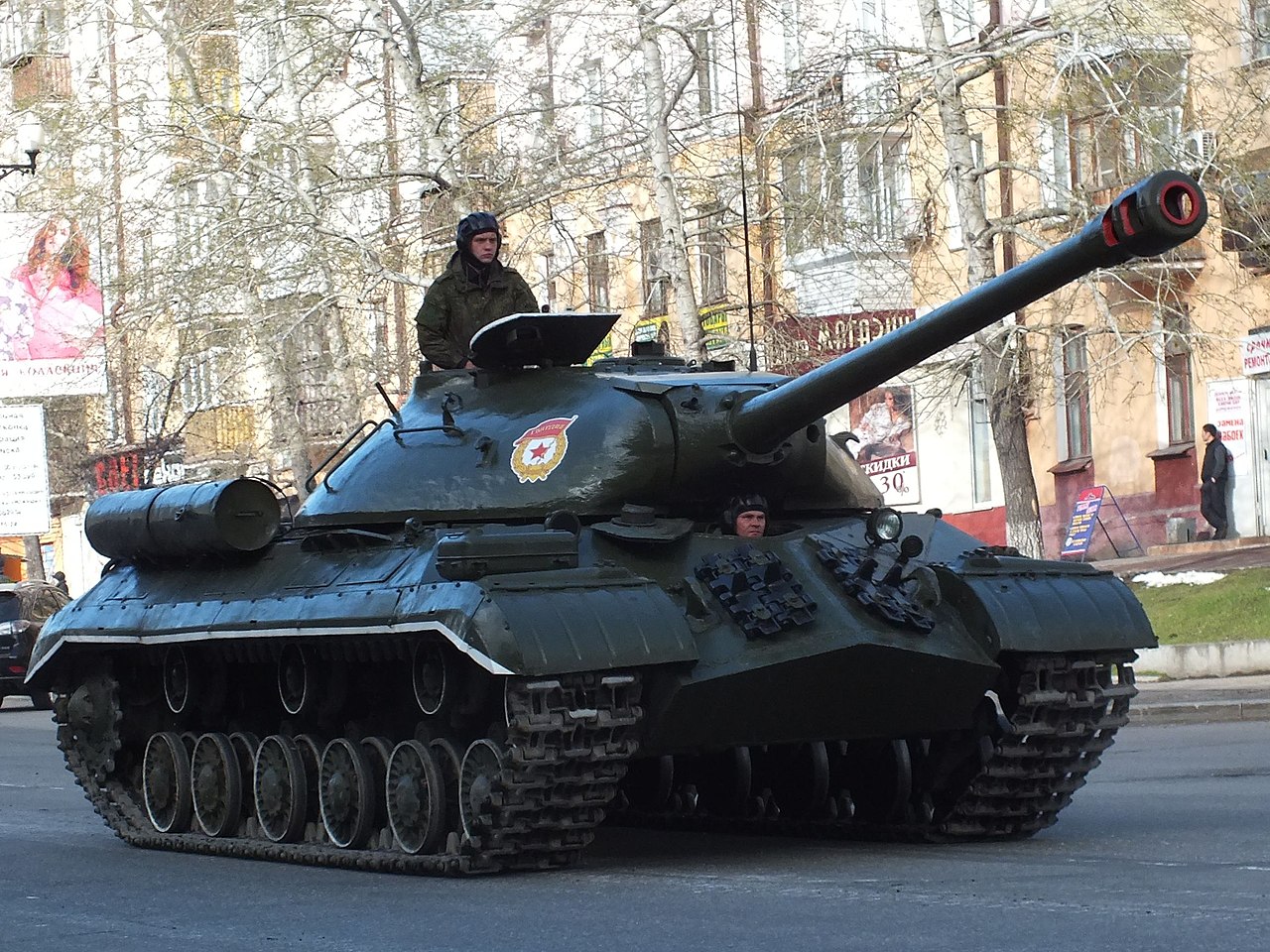 ИС-3 парад в Хабаровске 2015
